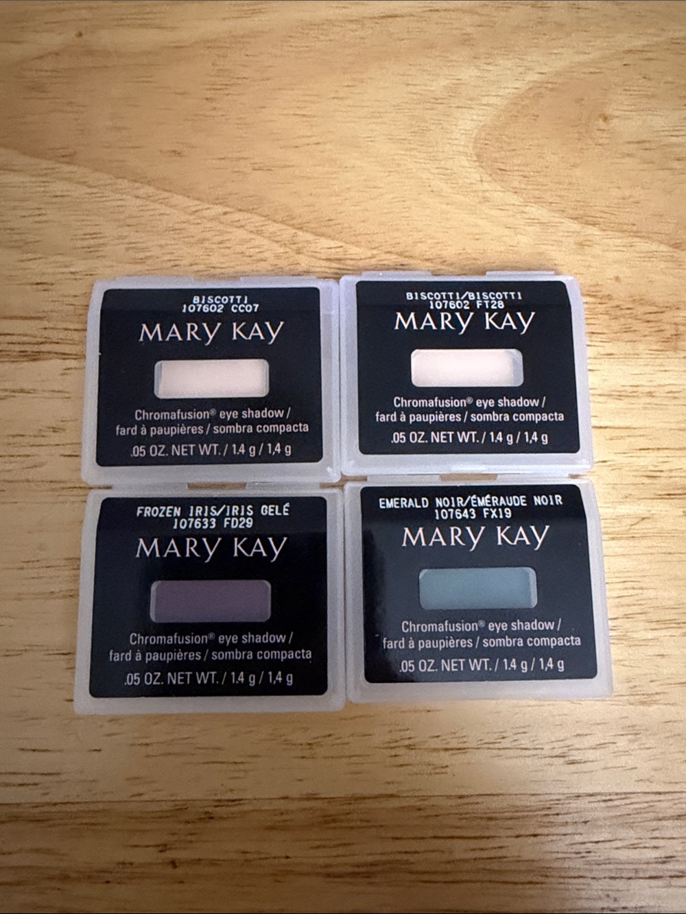 Lot of 4 Mary Kay Chromafusion Eyeshadow Singles